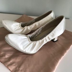 Werner Kern ballroom dance white wedding shoes